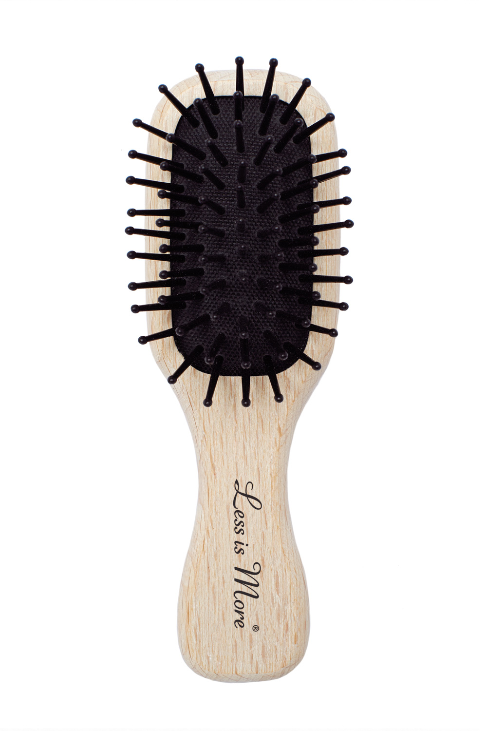 Minibrush LINDEN BEIGE - perie din lemn de fag